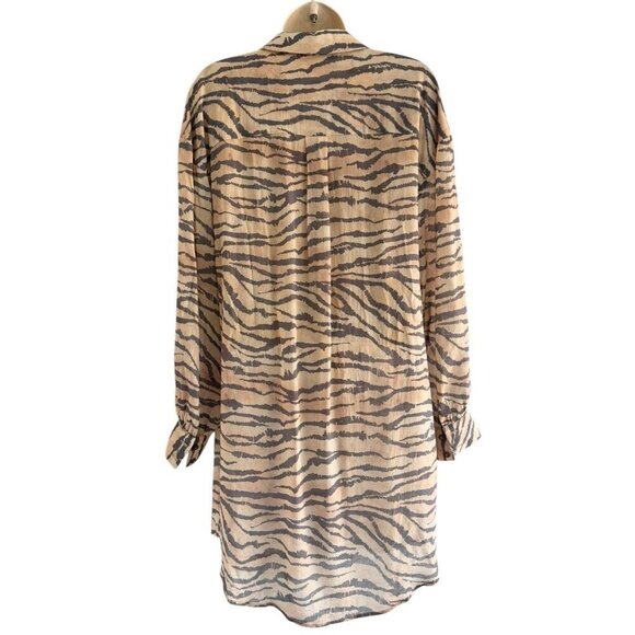 Spell and the Gypsy Collective Women's Sz XS Banksia Shirt Dress Animale Print - Picture 4 of 8